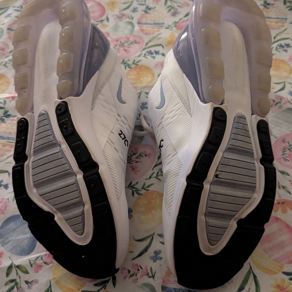 Nike Air Max 270 White Sneakers - Picture 7 of 8